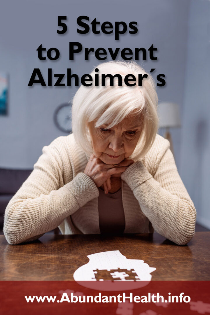 5 Steps to Prevent Alzheimer´s