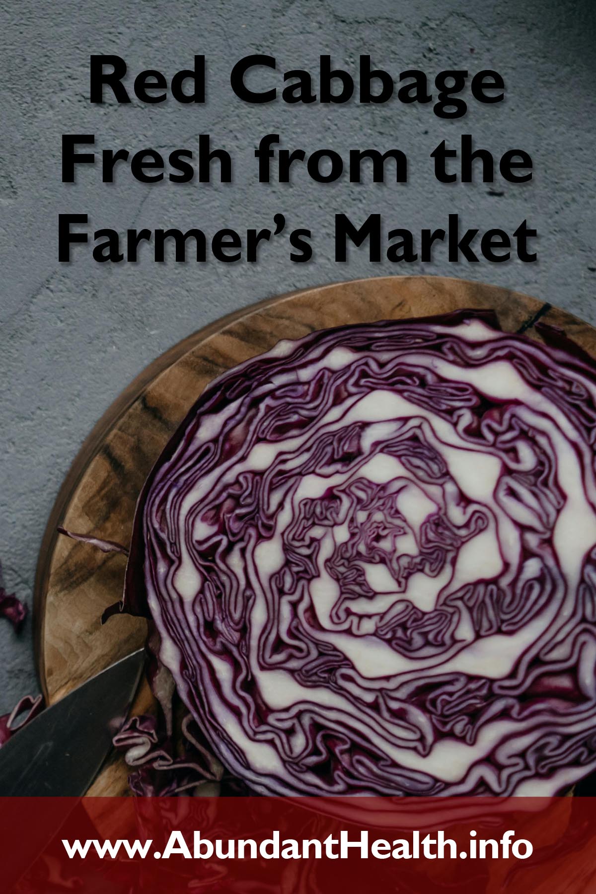 Red Cabbage Fresh from the Farmer’s Market